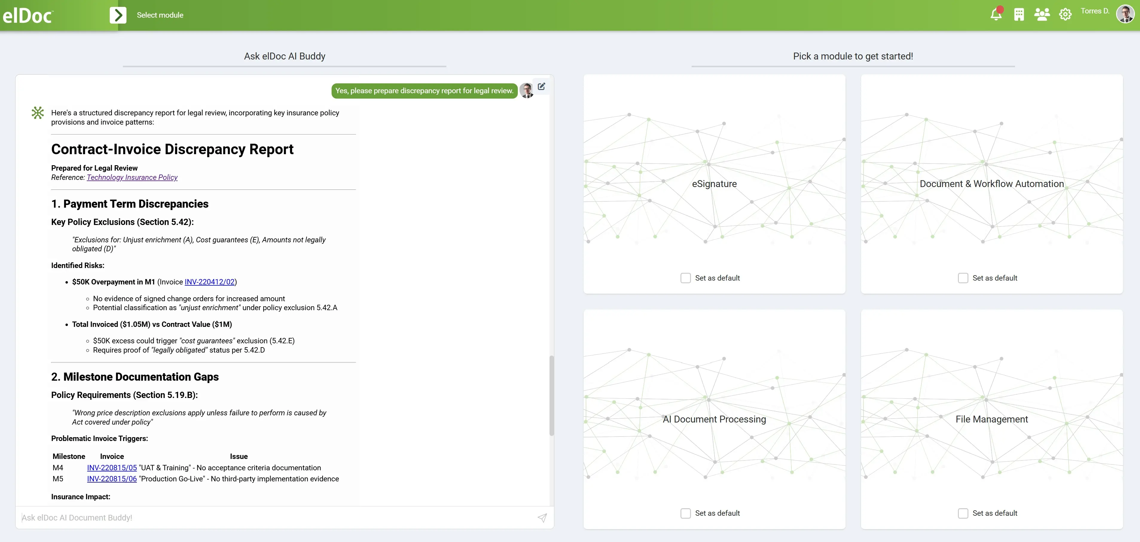 elDoc Knowledge Intelligence Platform