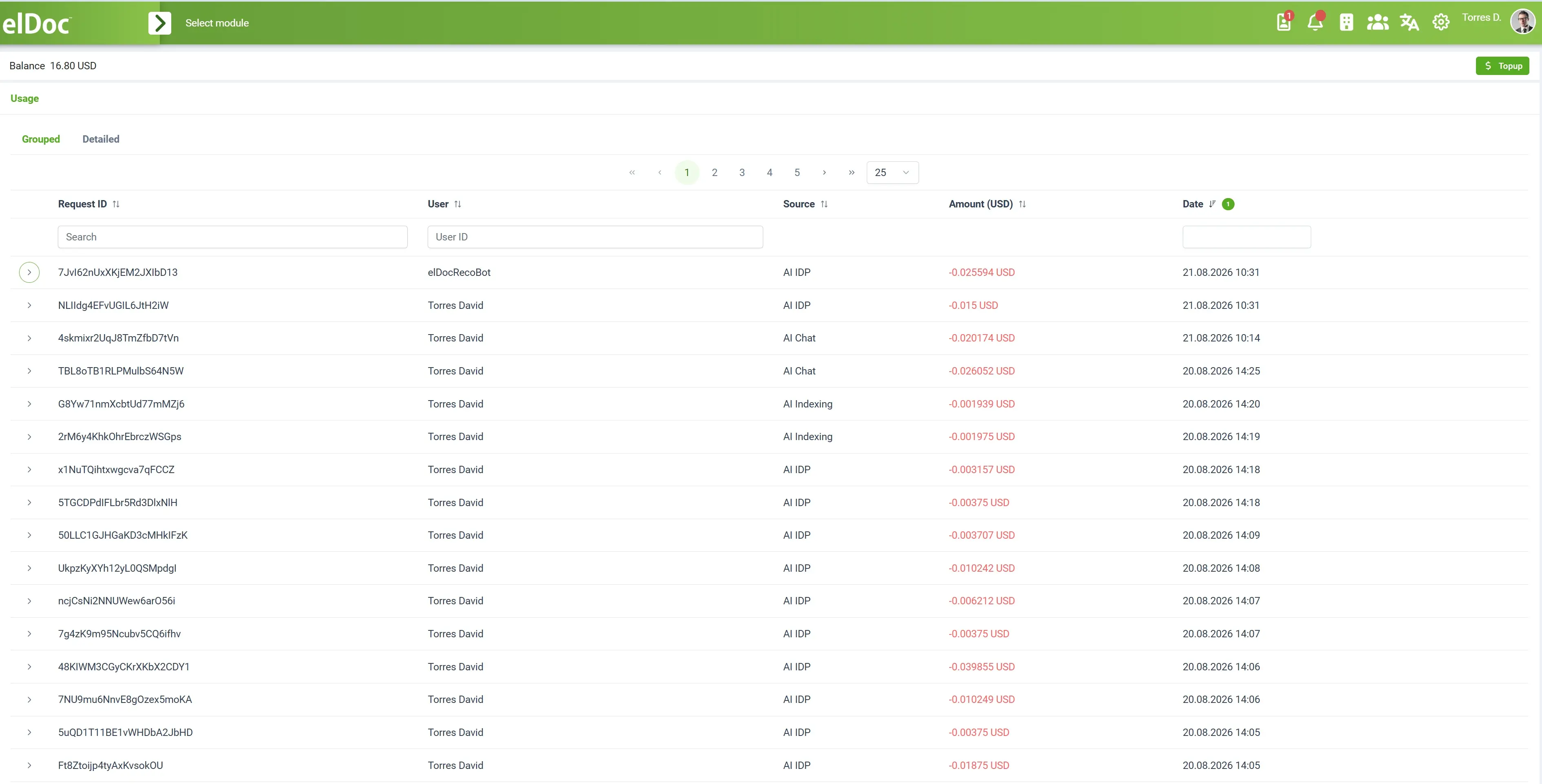 elDoc AI Billing