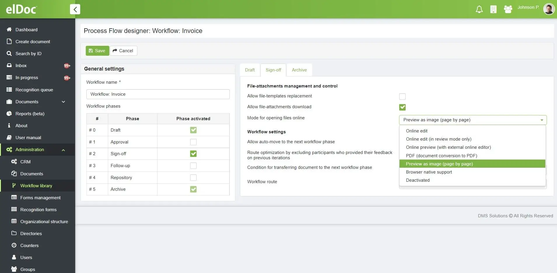 elDoc - attachment management
